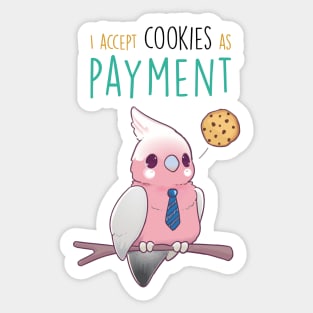 Cookies Payment Sticker